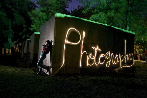 Painting with light photo