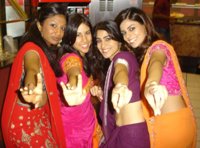 Bhangra dancers