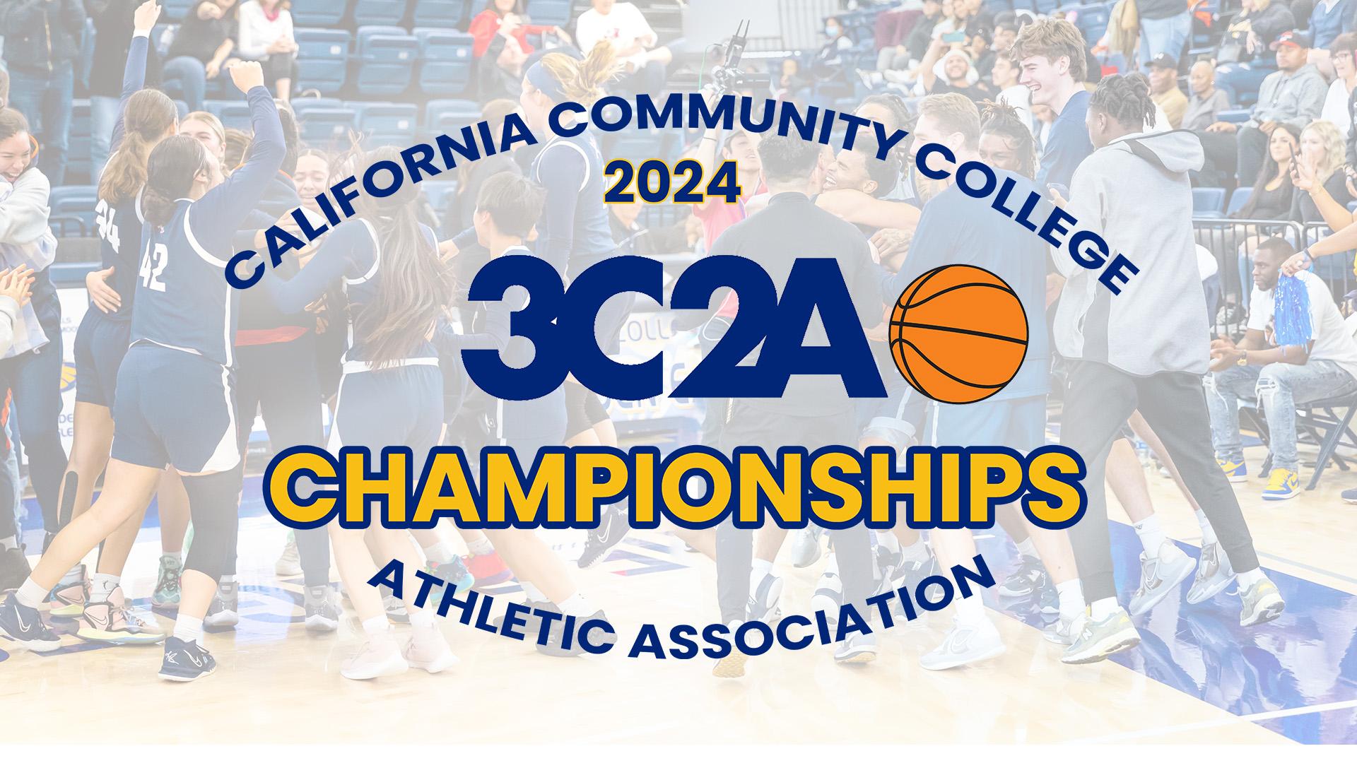California Community College 2024 SC2A Championships Athletic Association logo