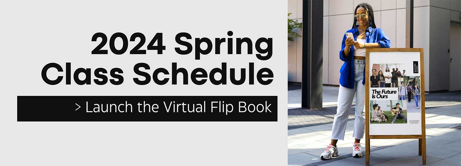 Launch the Spring 2024 Virtual Flipbook of classes