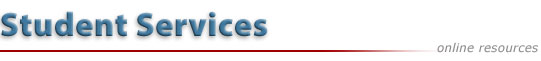Student Services Resources