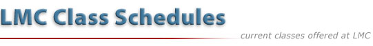 Schedules and college catalogs heading