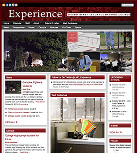 Image of the experience website