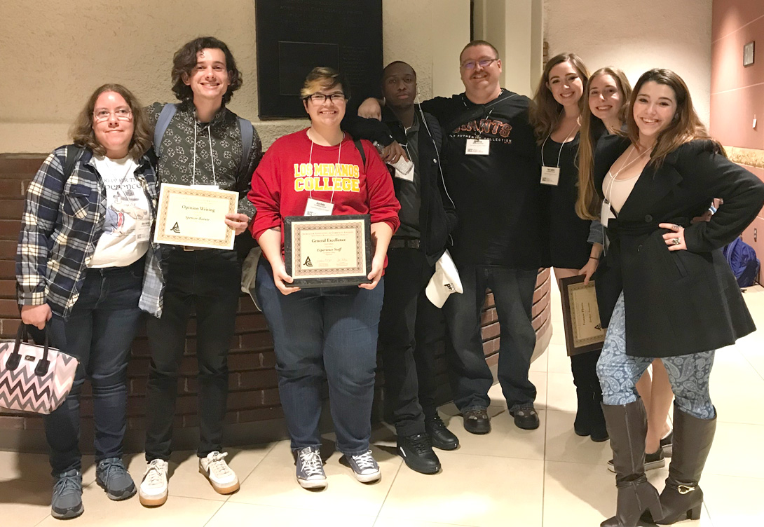College newspaper The Experience won 19 awards Nov. 16 NorCal journalism conference.