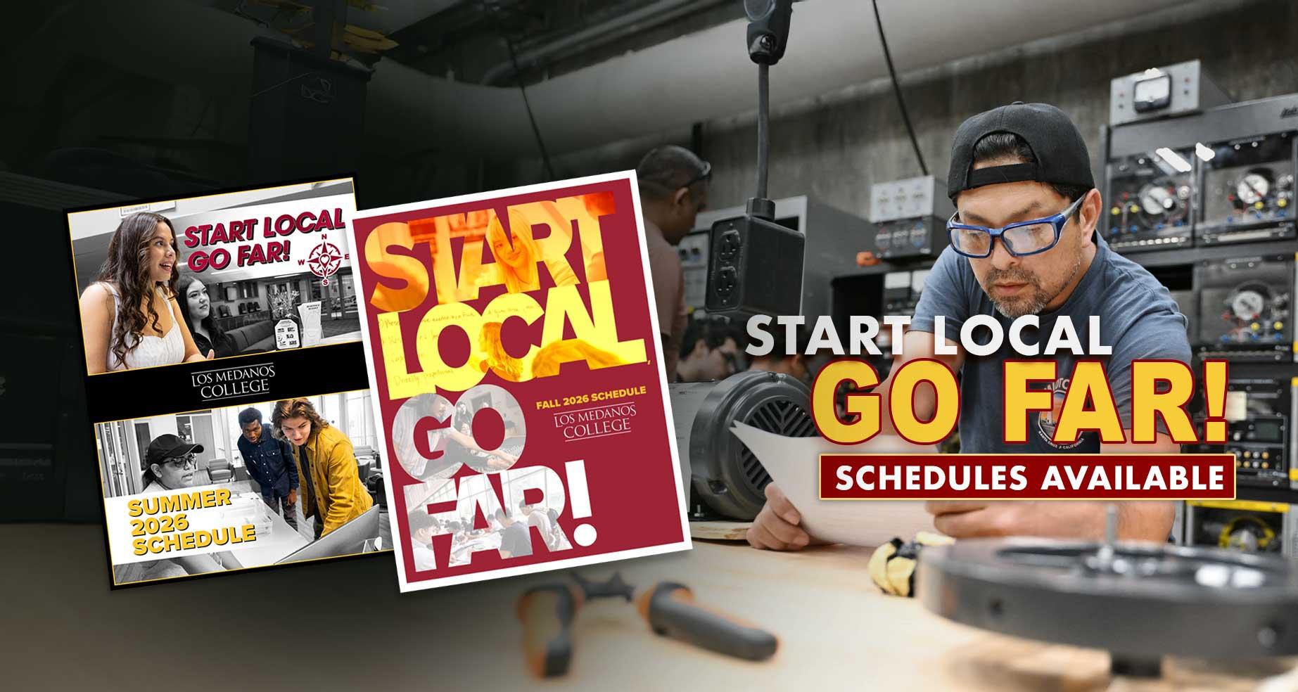 Summer and Fall Schedules - Start planning