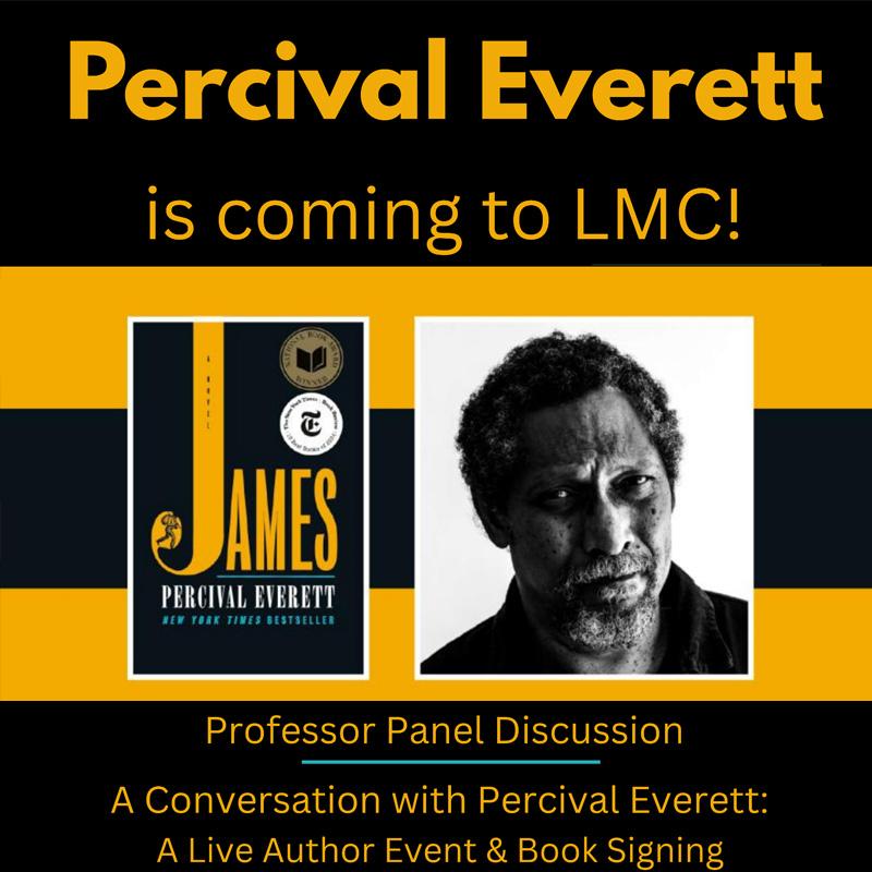 Percival Everett is coming to LMC