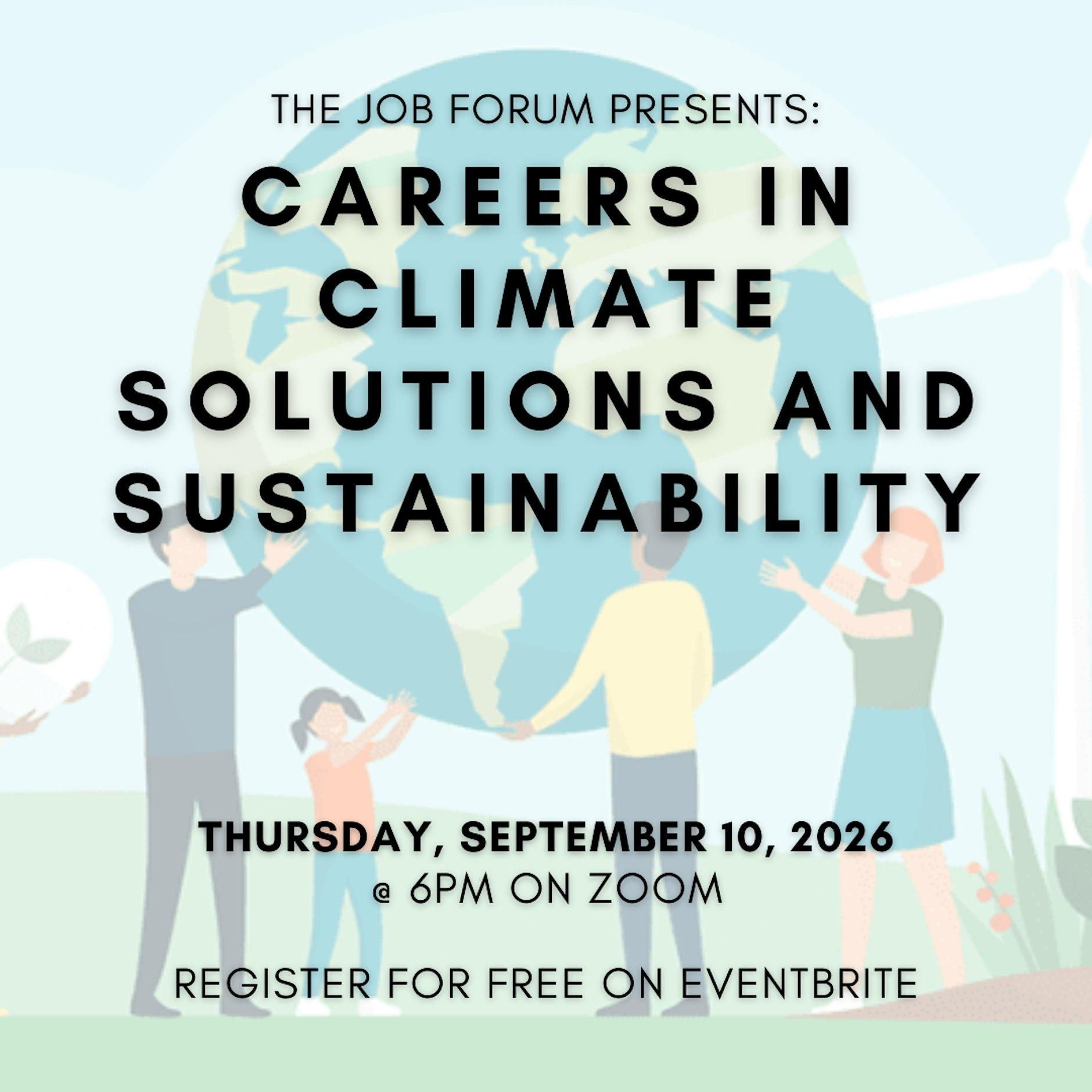 Explore Careers in Climate Solutions