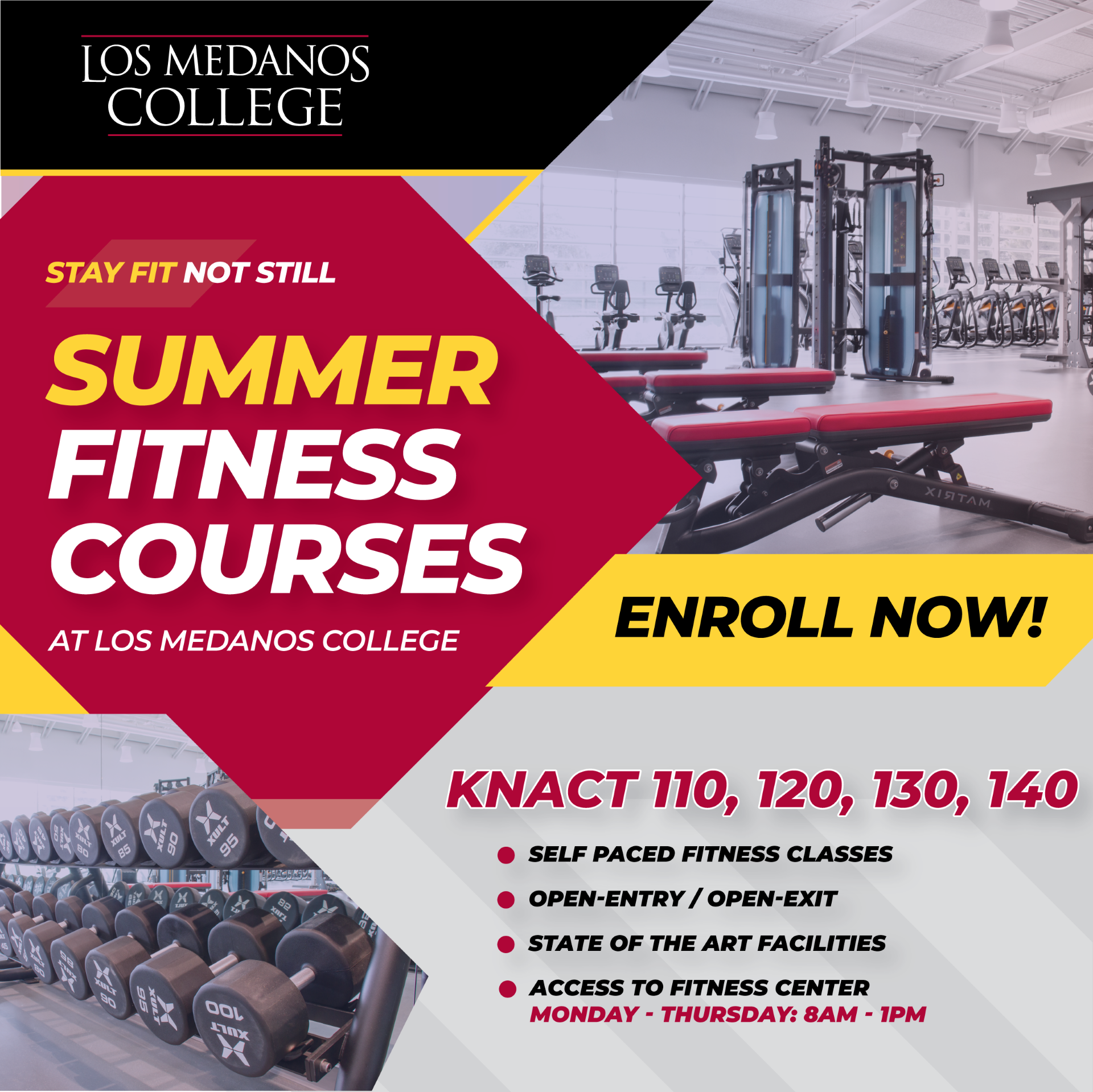 Fitness courses for summer - May 30