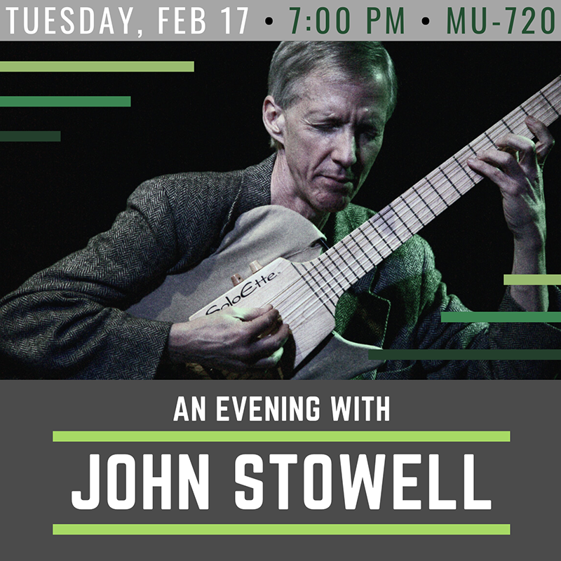 Feb 17 Evening with John Stowell Jazz musician