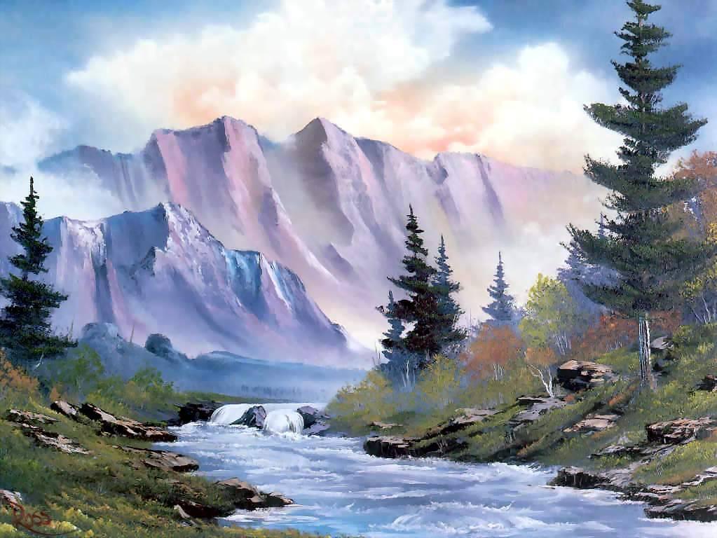 Bob Ross Painting