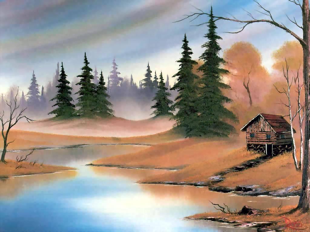 Bob Ross Painting
