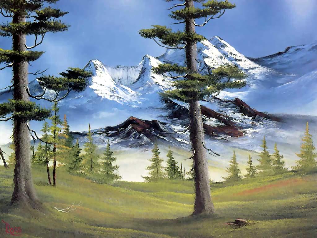 Bob Ross Painting