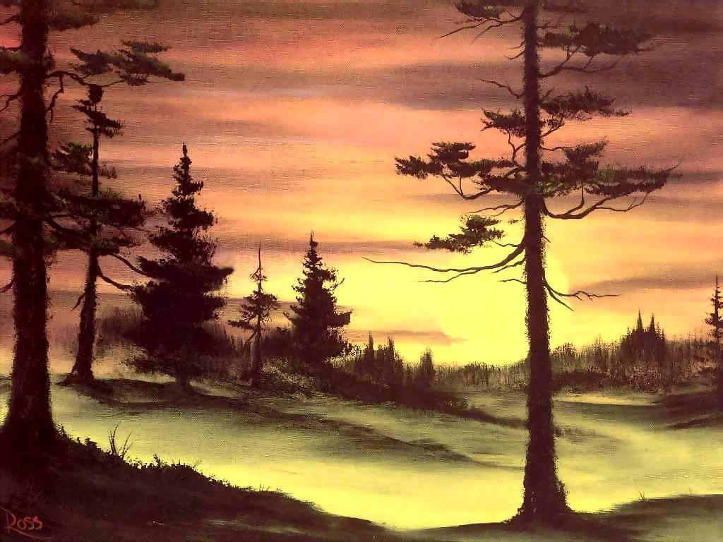 Bob Ross Painting