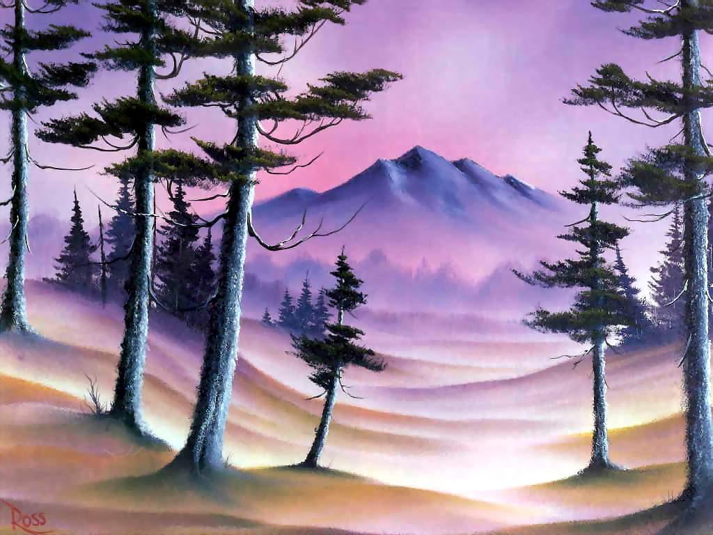 Bob Ross Painting