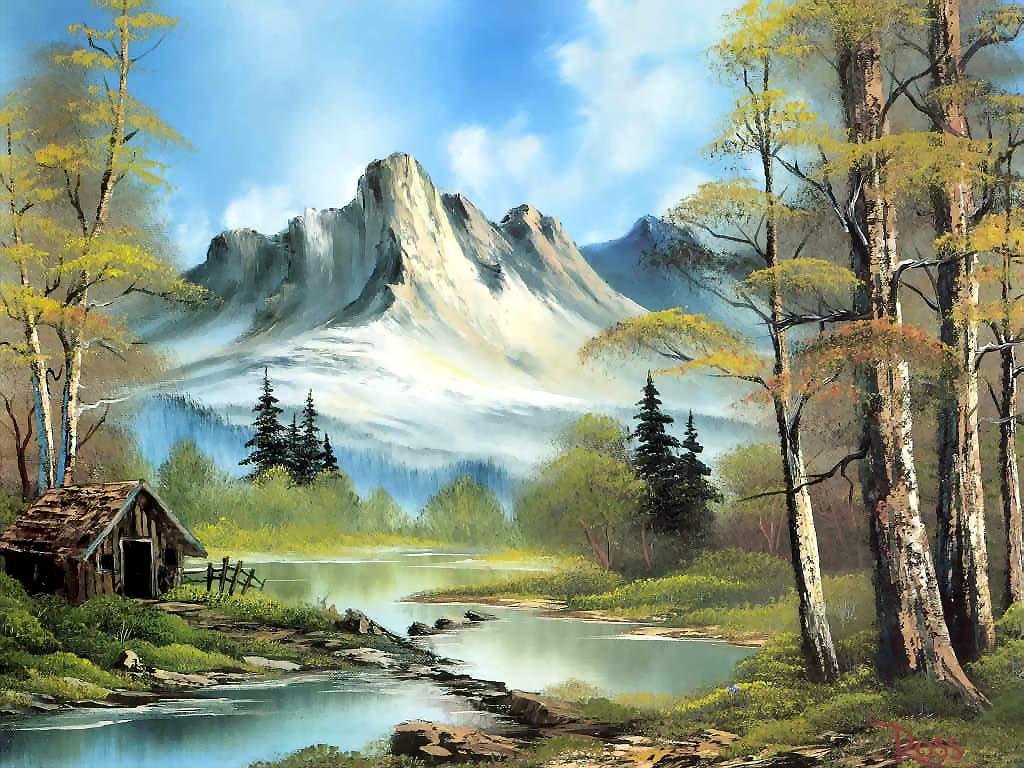 Bob Ross Painting