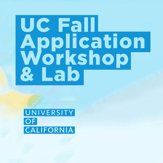 UC Fall Application Workshop & Lab