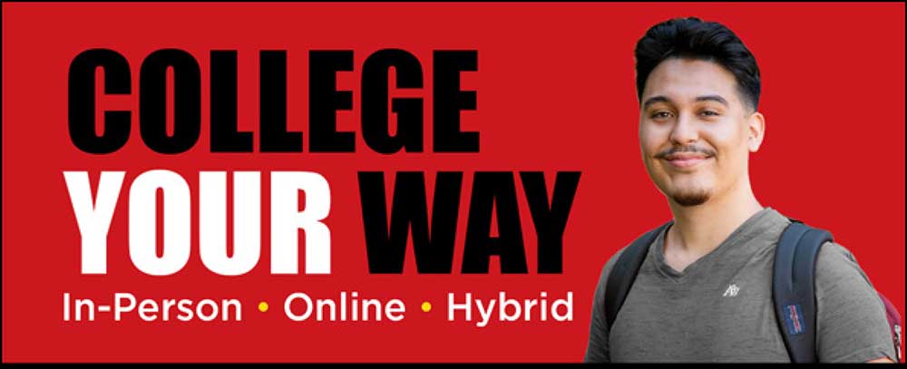 College your way: In-Person, Online, Hybrid