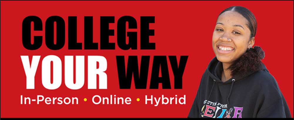 College your way: In-Person, Online, Hybrid