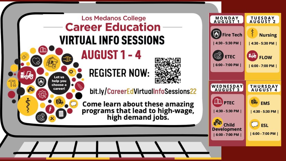 Link to the Career Education Information Event Aug 1-4, 2022
