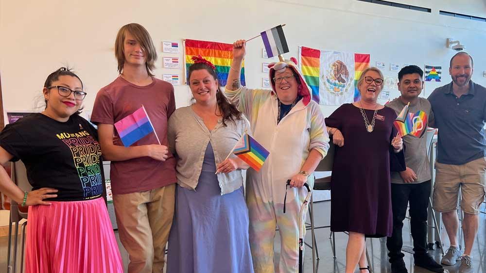 Faculty and staff celebrate pride month