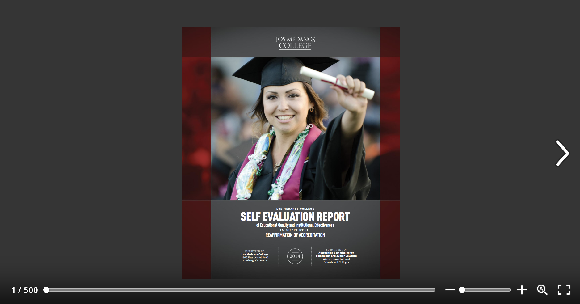 Launch flipbook for the 2014 evaluation