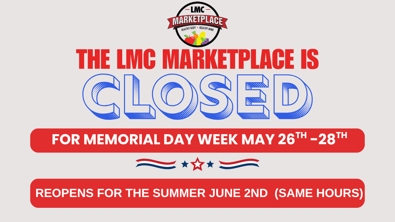 Marketplace closed May26-28th