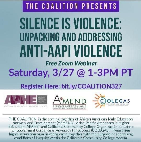 Silence is Violence Event 3/27 at 1:00 PM