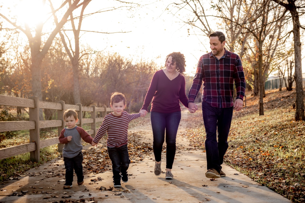 Ryan Hiscocks and his family