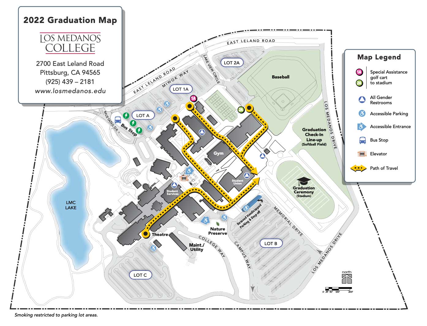 Graduation access map