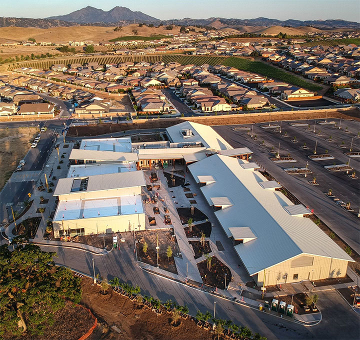 Brentwood Center Drone photo