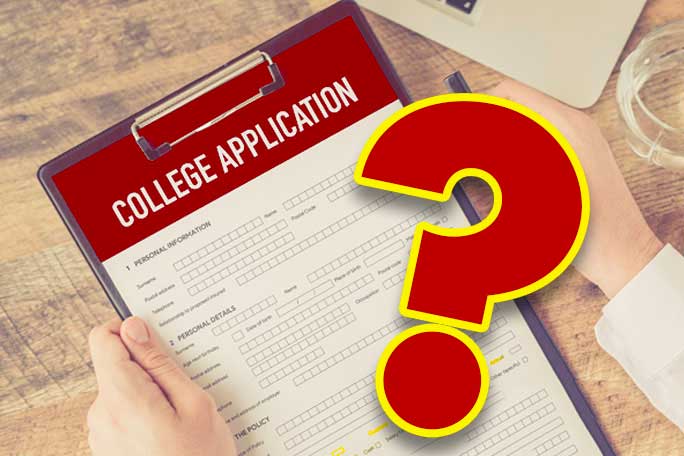 Do you have questions about the college application process?