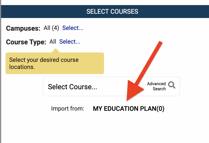 eduation plan button