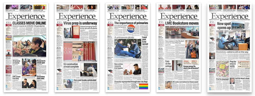 Newspaper screens