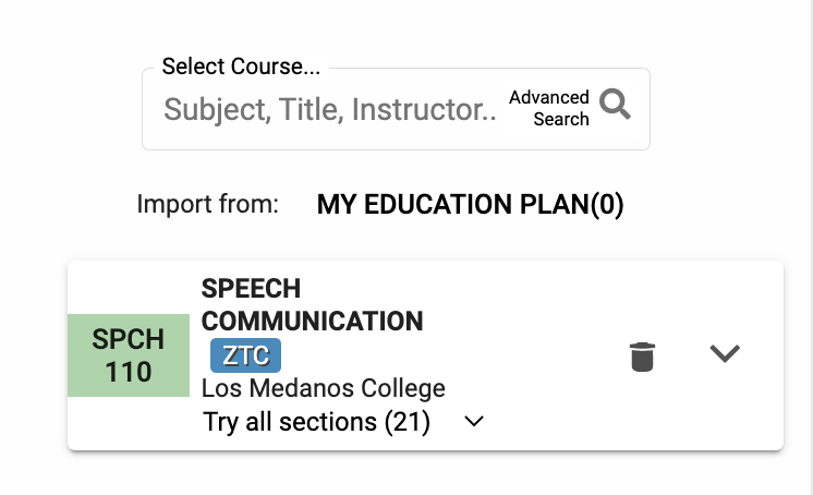 course example