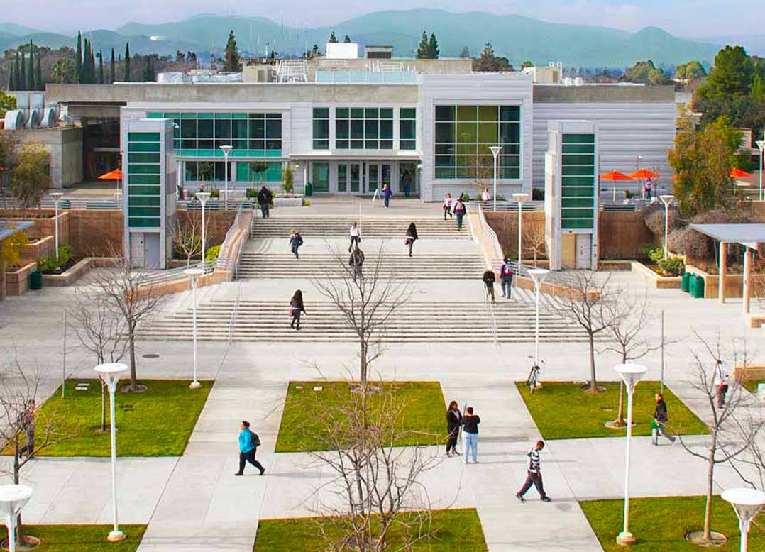 Student Services Entrance from Quad