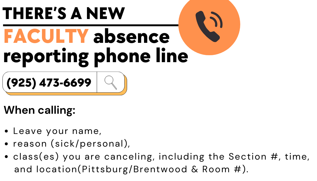Absence phone line business card