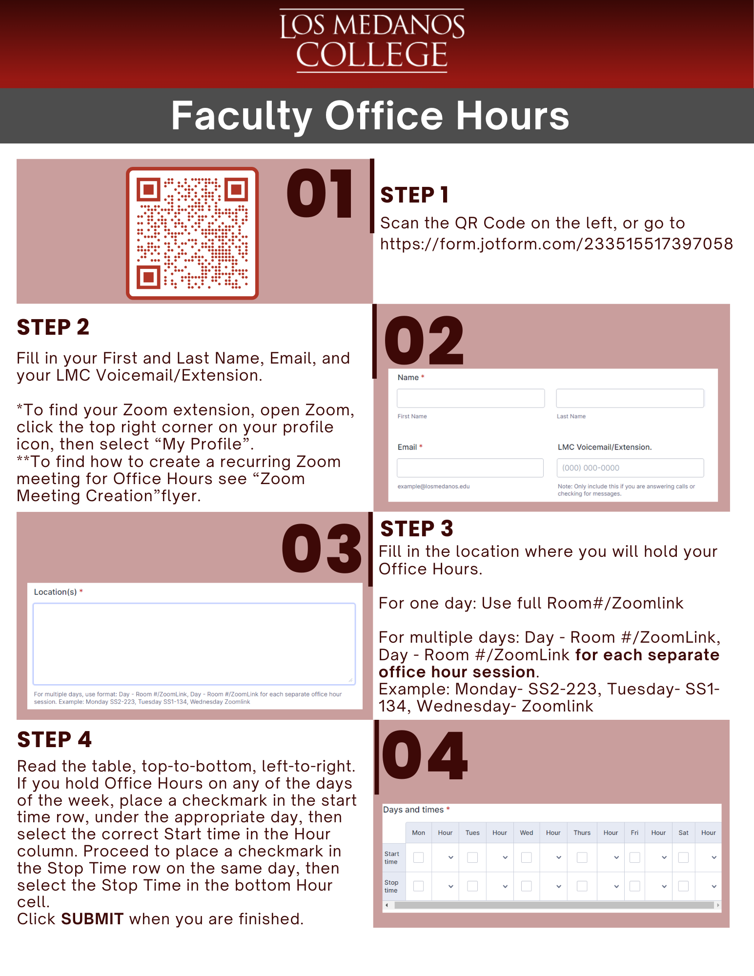 Office Hours instructions