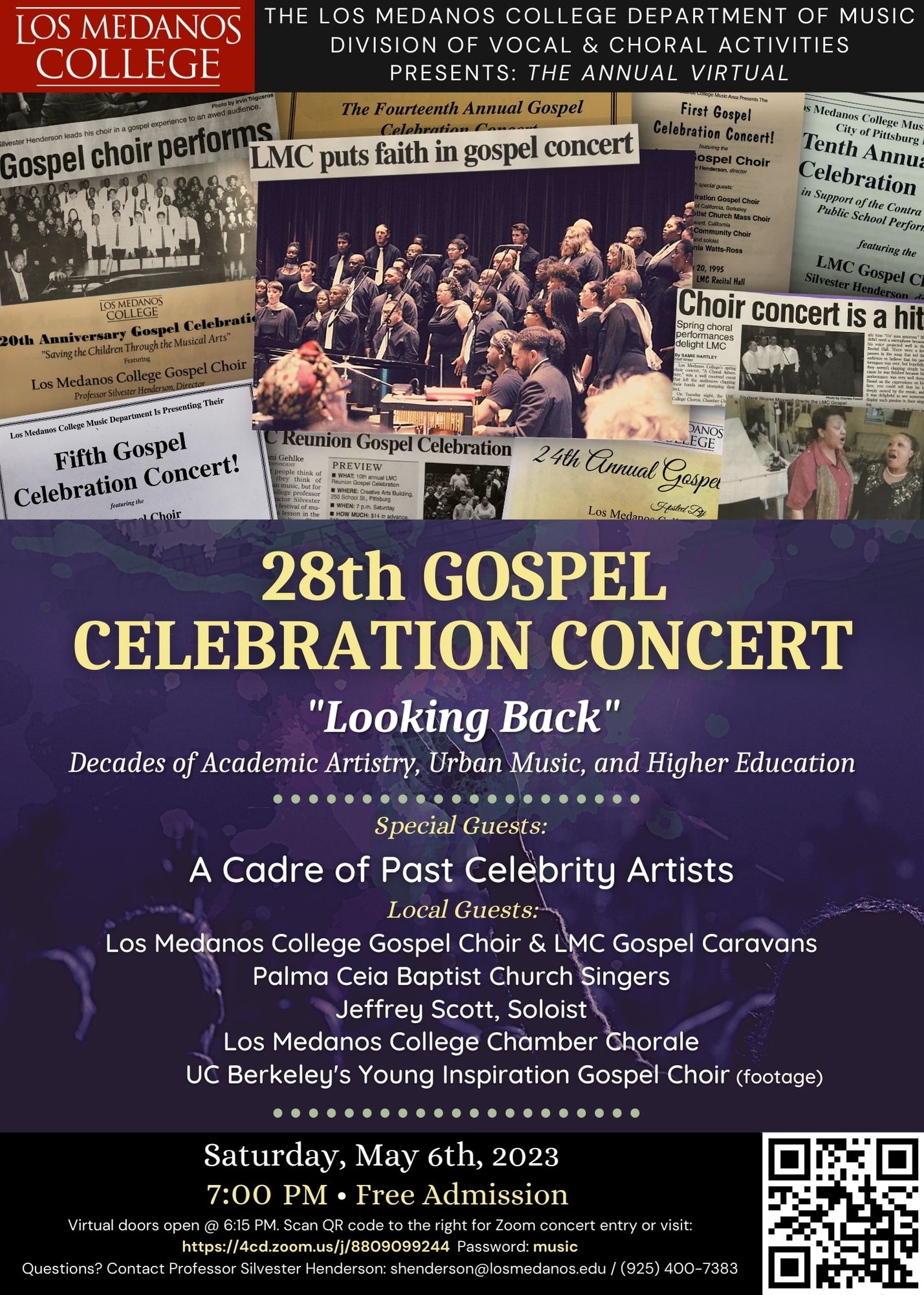 28th Gospel Celebration Concert Flyer