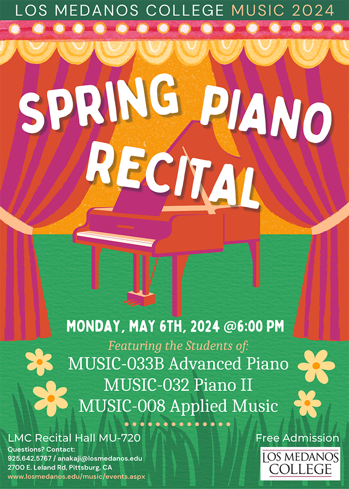 Spring 2024 Piano Recital Poster