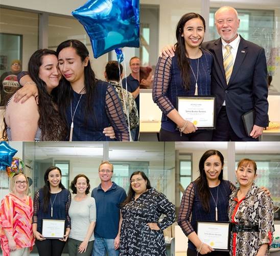 Sonia wins the Jack Kent Cook scholarship