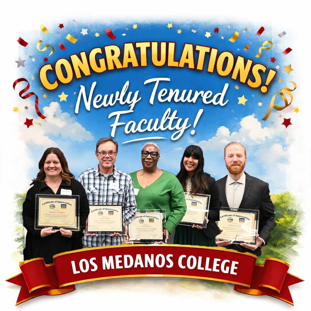 Los Medanos College announces 2026 newly tenured faculty
