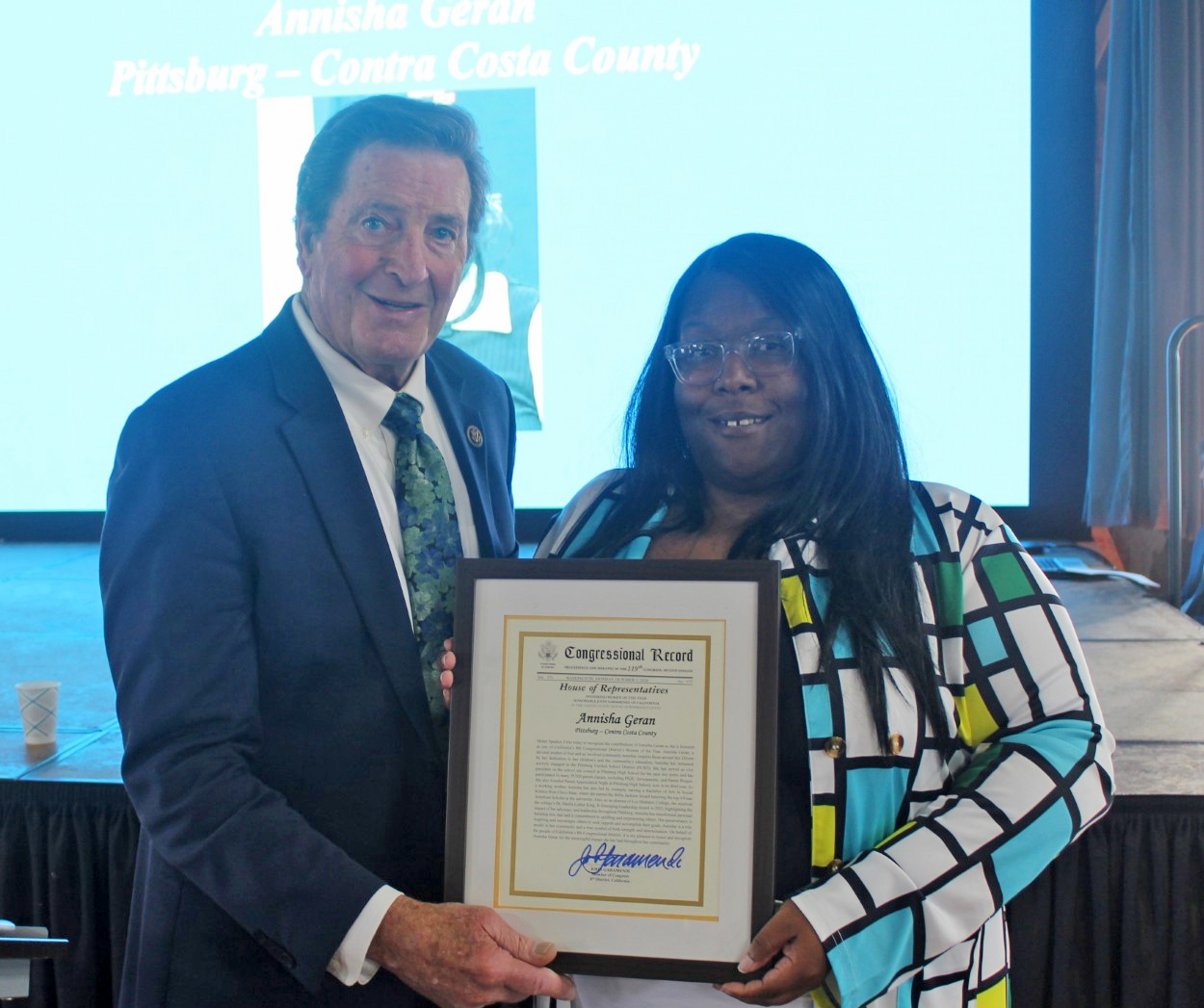 Annisha Geran, Class of 2025, honored for community service and leadership
