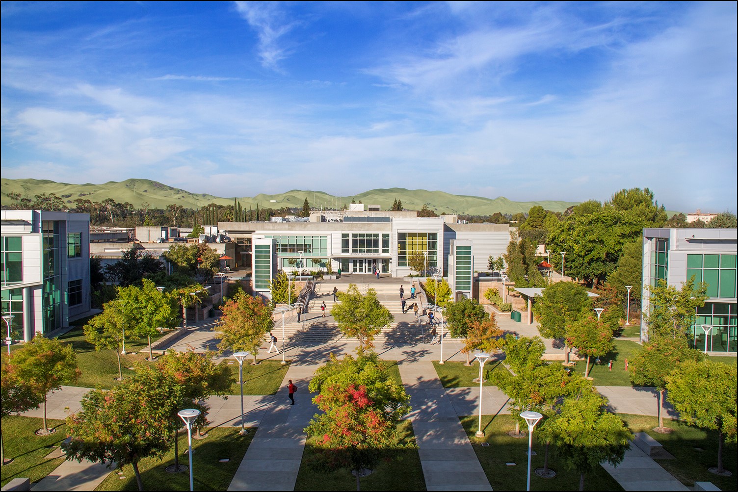 Student Services Center and Outdoor Quad