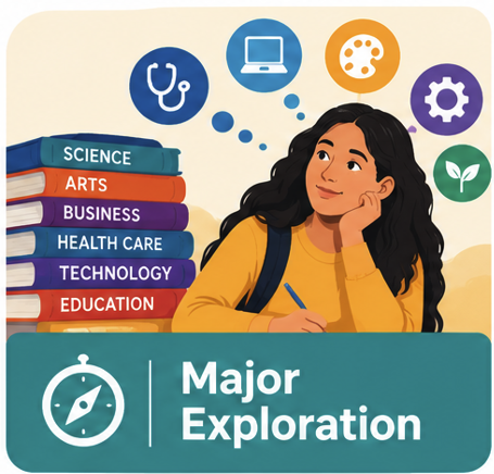 major exploration button