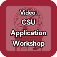Clickable Image Link for Zoom recording of CSU Application Workshop
