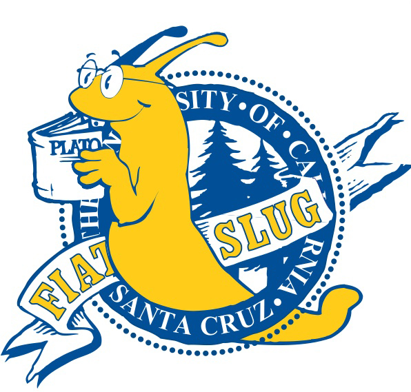 University of California Santa Cruz Banana Slug Logo