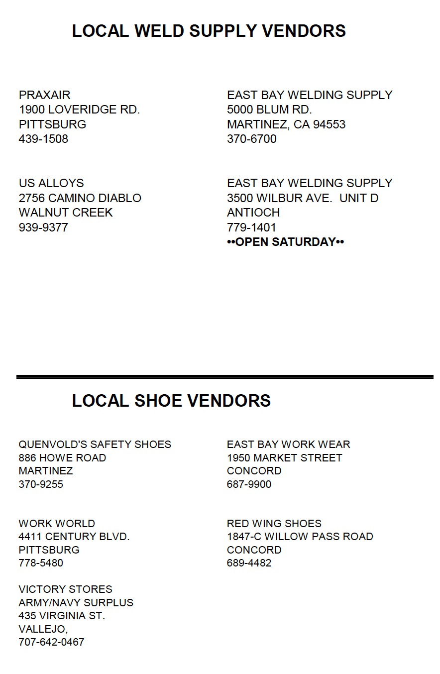 vendors